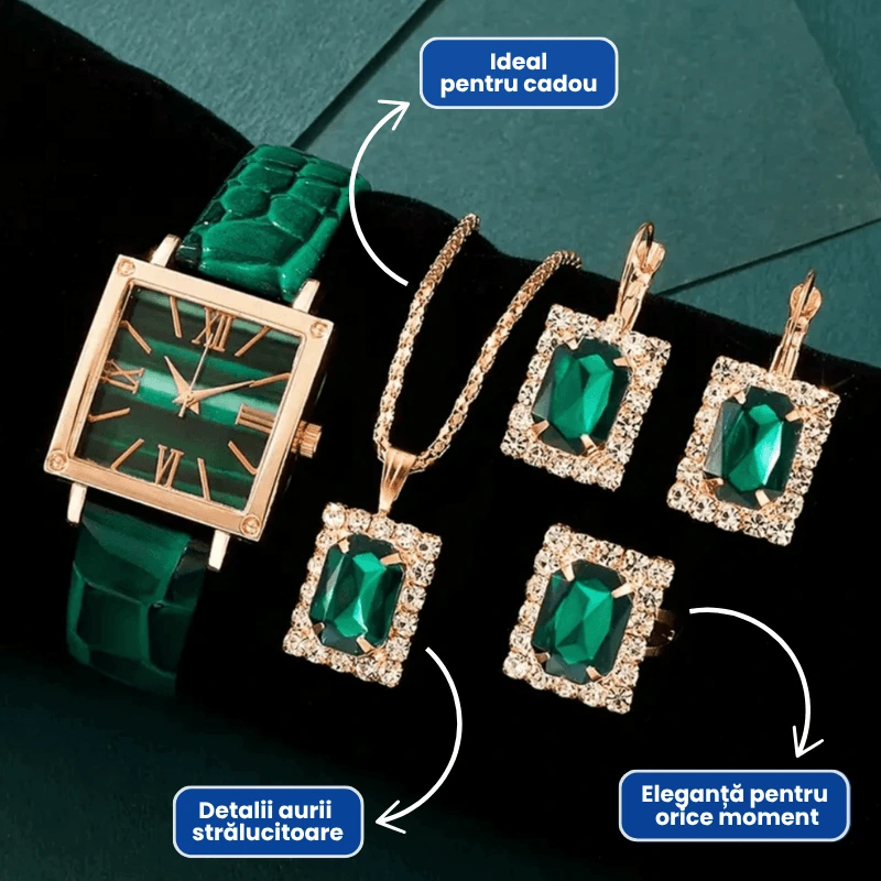 SET BIJUTERII GREEN 2
