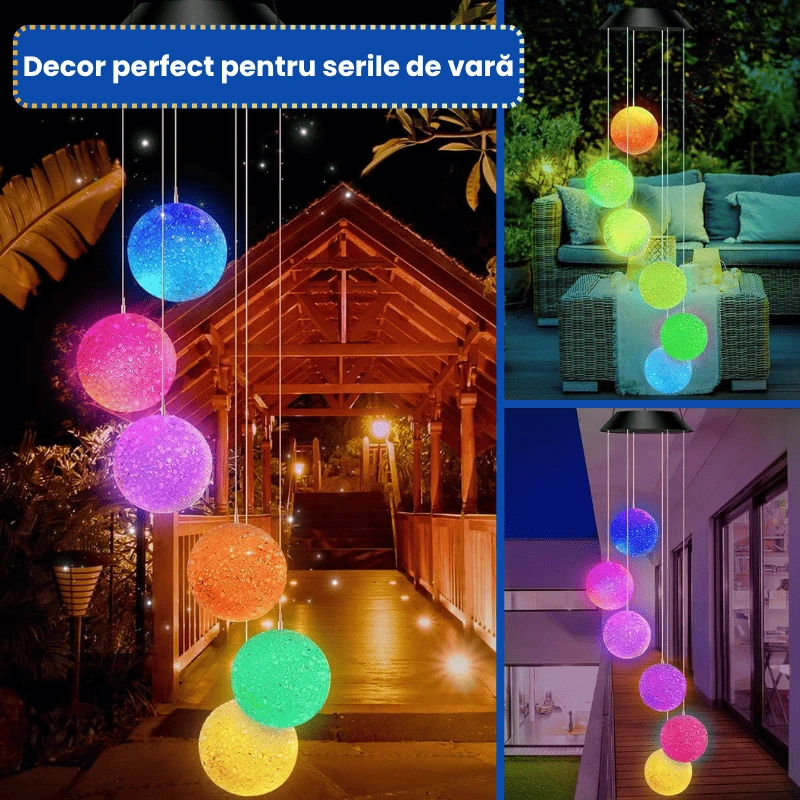 LAMPA SOLARA GLOBURI LED 4