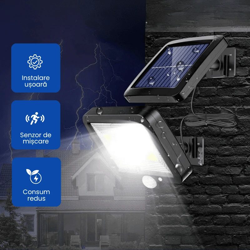 LAMPA 96 LED TELECOMANDA 1