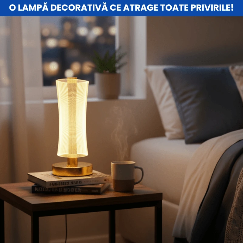 LAMPA LED 3D 3
