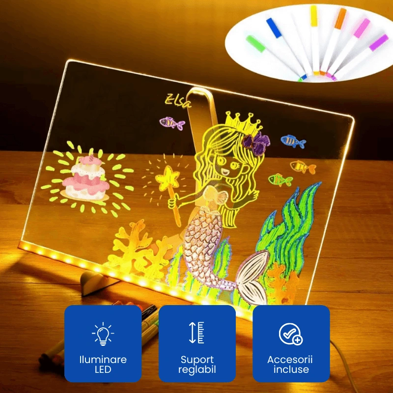 TABLA ACRILICA COLORAT LED 1