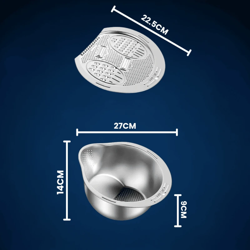 BOL INOX CU RAZATOARE 6