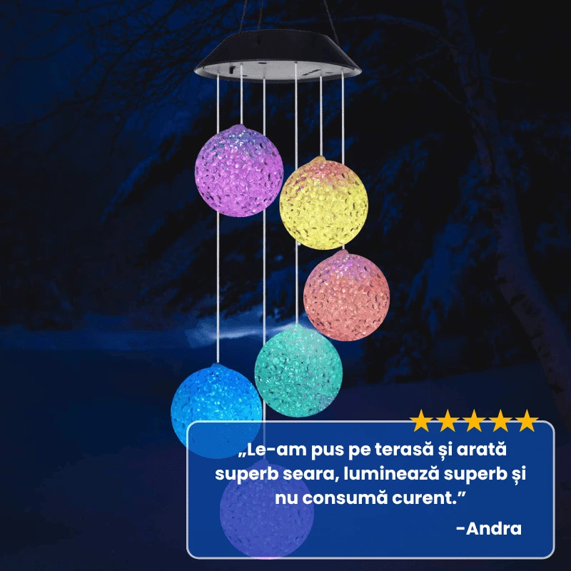 LAMPA SOLARA GLOBURI LED 5