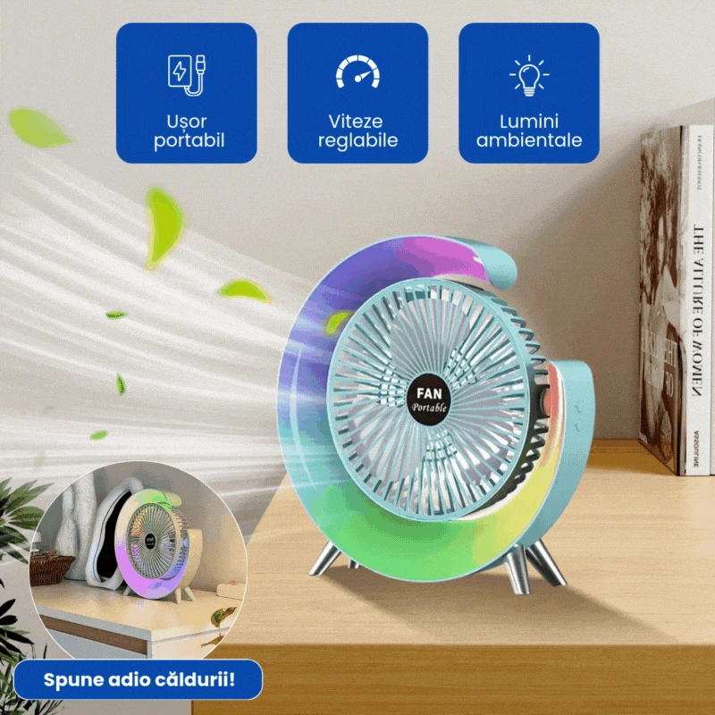 VENTILATOR PORTABIL RGB 1