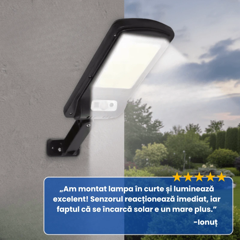 LAMPA SOLARA STRADALA TELECOMANDA 6