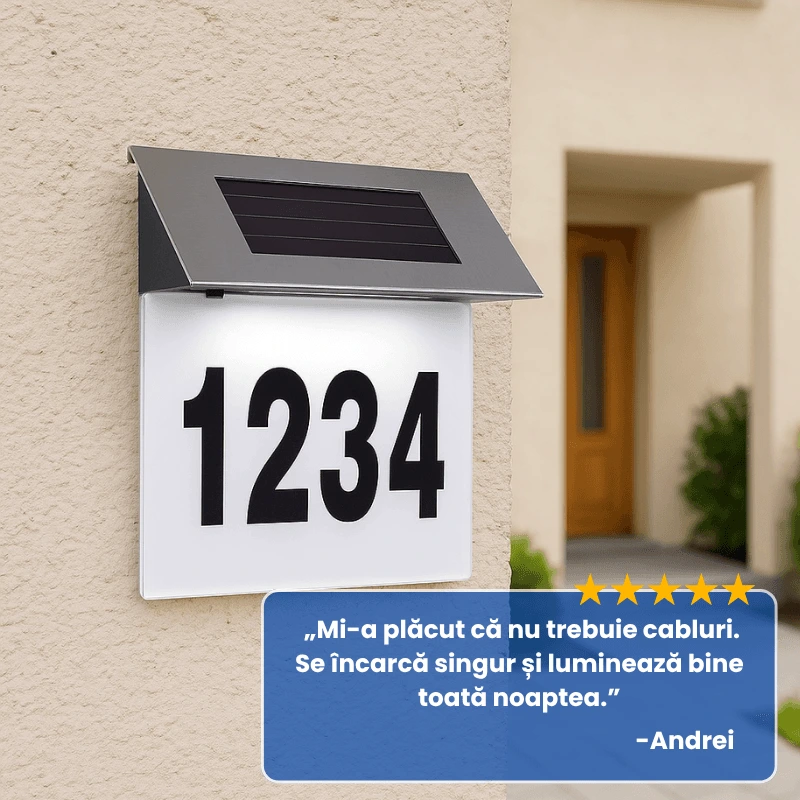 NUMAR DE CASA SOLAR 5
