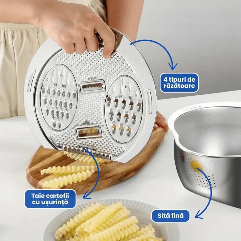 BOL INOX CU RAZATOARE 2