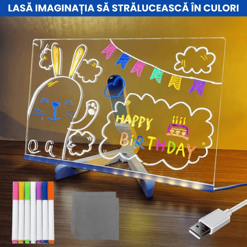 TABLA ACRILICA COLORAT LED 3