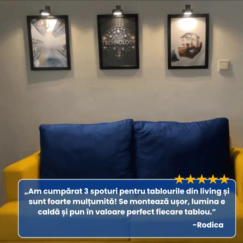SPOT LED CU TELECOMANDA 5