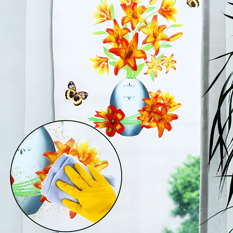 AUTOCOLANT 3D FLORI 5