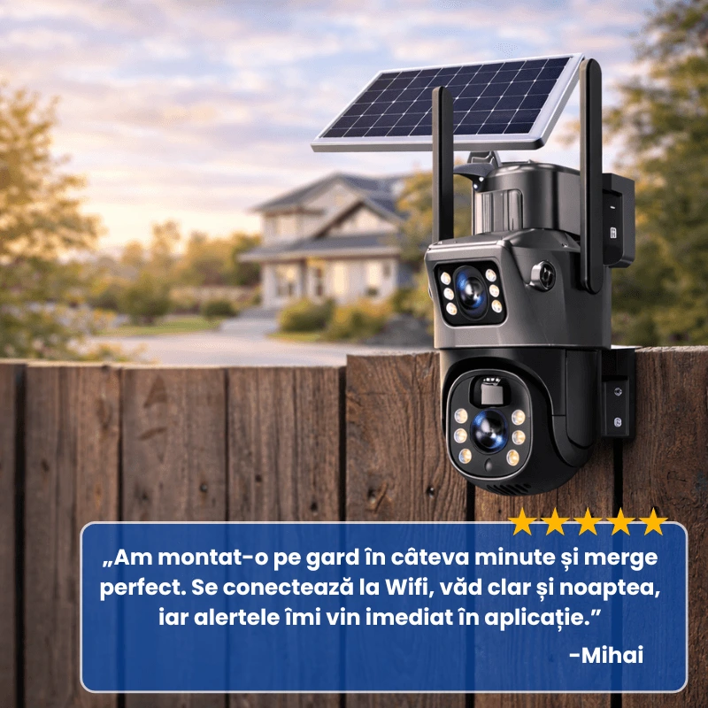 CAMERA 4K PANOU SOLAR 5