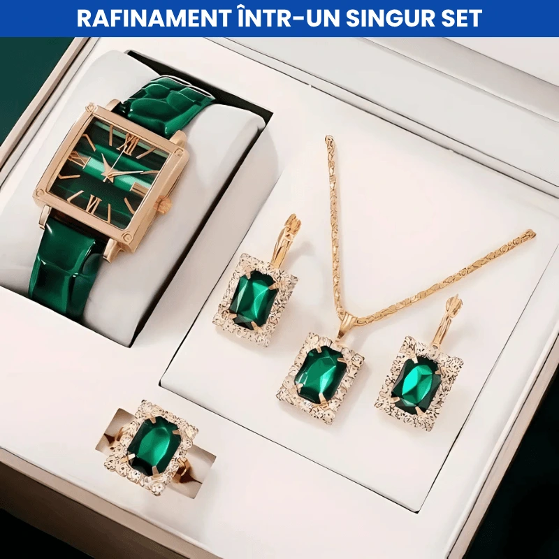 SET BIJUTERII GREEN 3