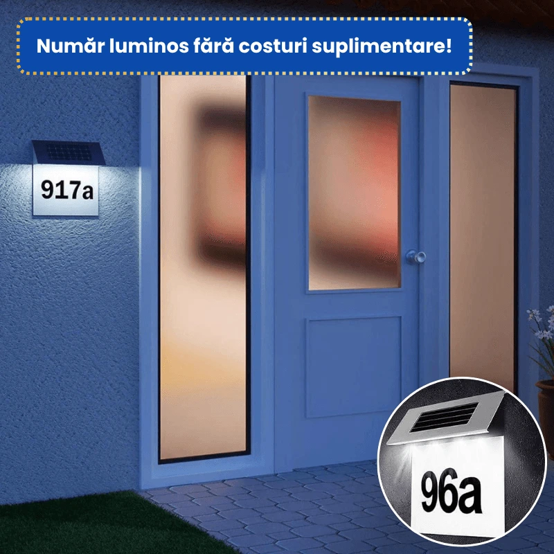 NUMAR DE CASA SOLAR 4