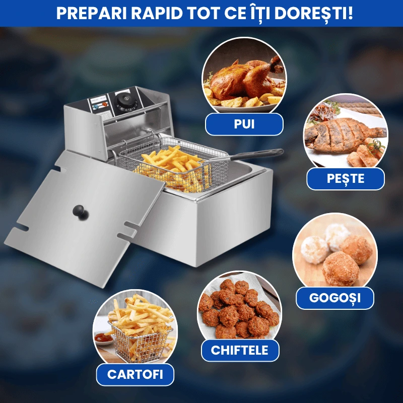 FRITEUZA INOX CU COS 3