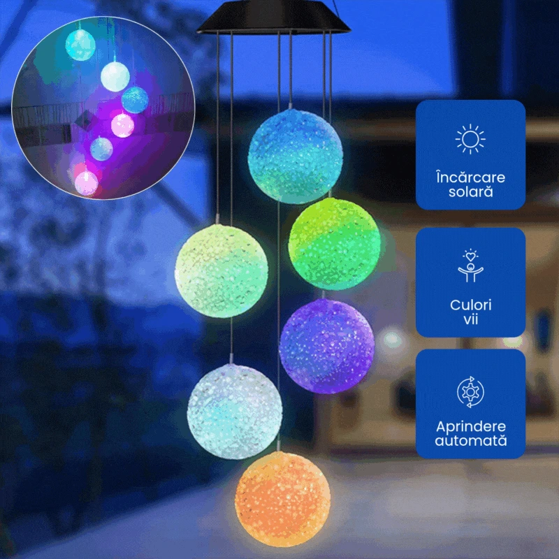 LAMPA SOLARA GLOBURI LED 1