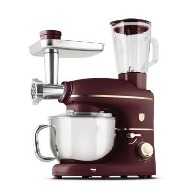 MIXER MULTIFUNCTIONAL 4 IN 1 CU BOL DIN INOX (5,5 L), BORDEAUX BH/9531