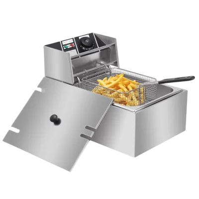FRITEUZA INOX CU COS