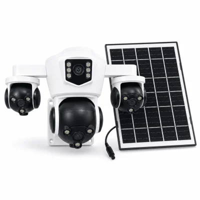 CAMERA 4 OBIECTIVE CU PANOU SOLAR