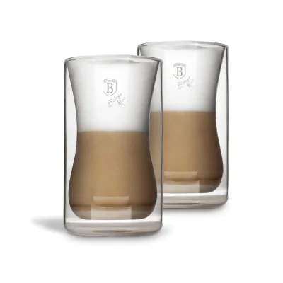 SET 2 PAHARE DIN STICLA CU PERETE DUBLU (270 ML) BH/8881