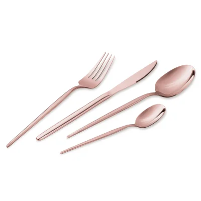 SET DE TACAMURI 24 PIESE, ROSE GOLD BH/3068