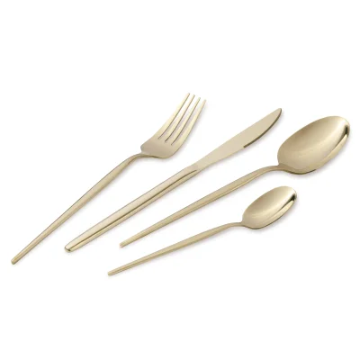 SET DE TACAMURI 24 PIESE, CHAMPAGNE BH/3067