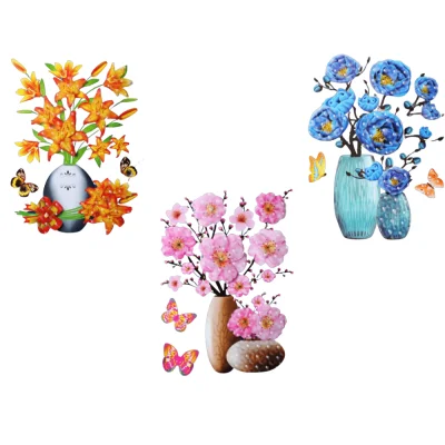 AUTOCOLANT 3D FLORI