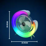 VENTILATOR PORTABIL RGB 6