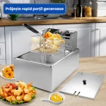 FRITEUZA INOX CU COS 4