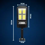 LAMPA SOLARA STRADALA TELECOMANDA 7