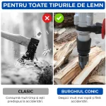 BURGHIU CONIC CU 3 ADAPTOARE 6