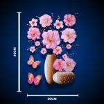 AUTOCOLANT 3D FLORI 2